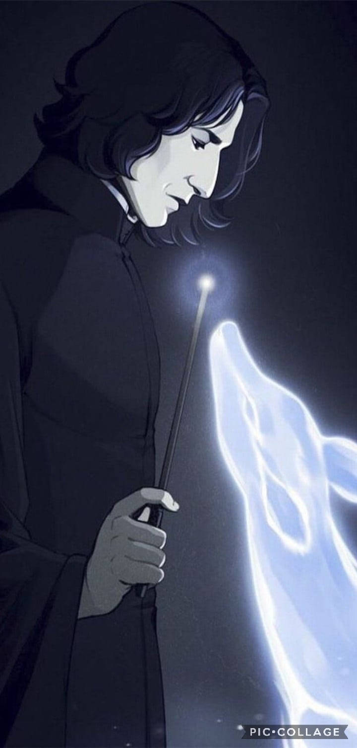 Severus Snape Doe Cartoon Pp2d9c4tibldc8bi Wallpaper