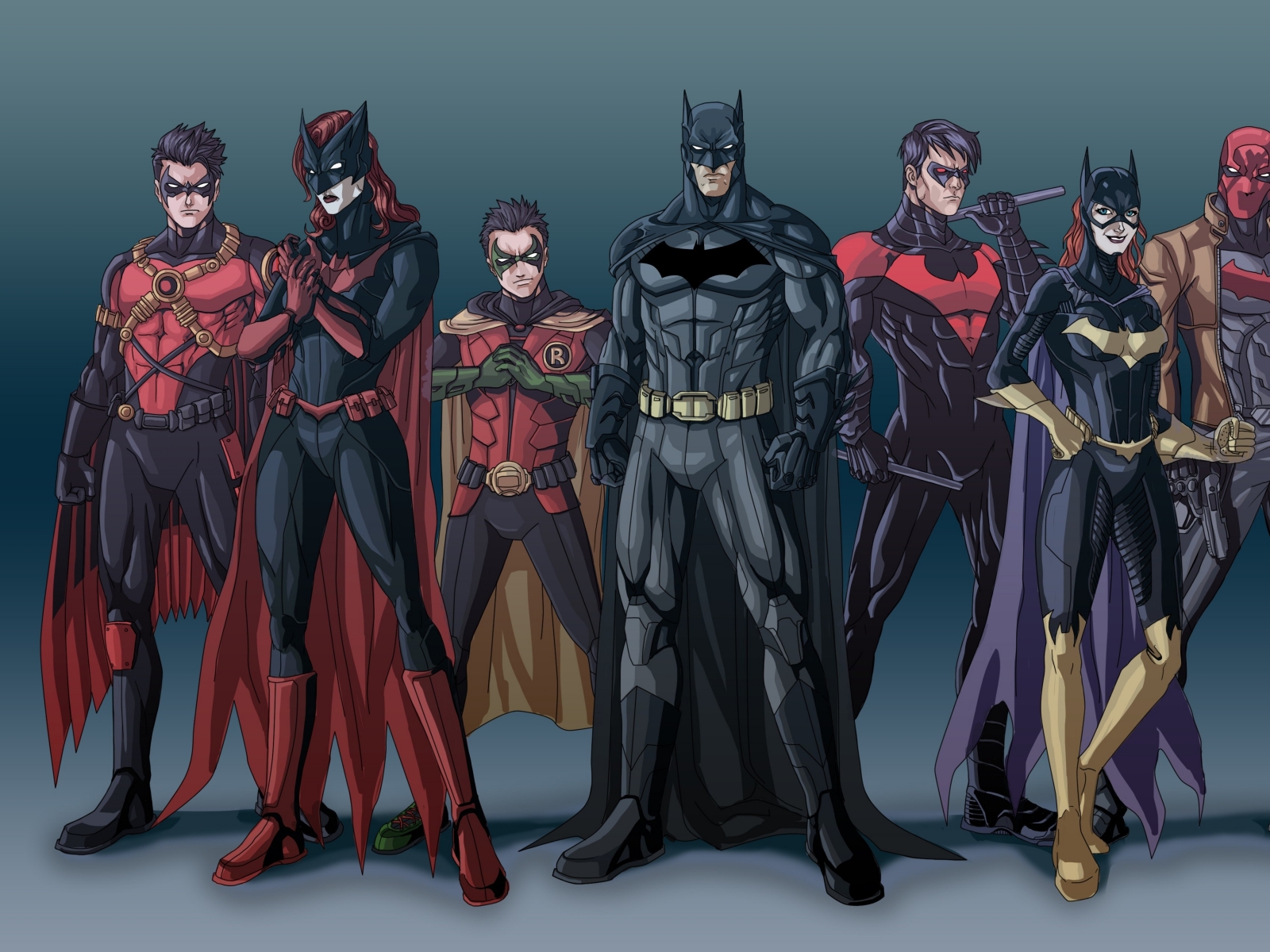  nightwing batwoman red hood red robin 3900x2550 wallpaper Wallpaper