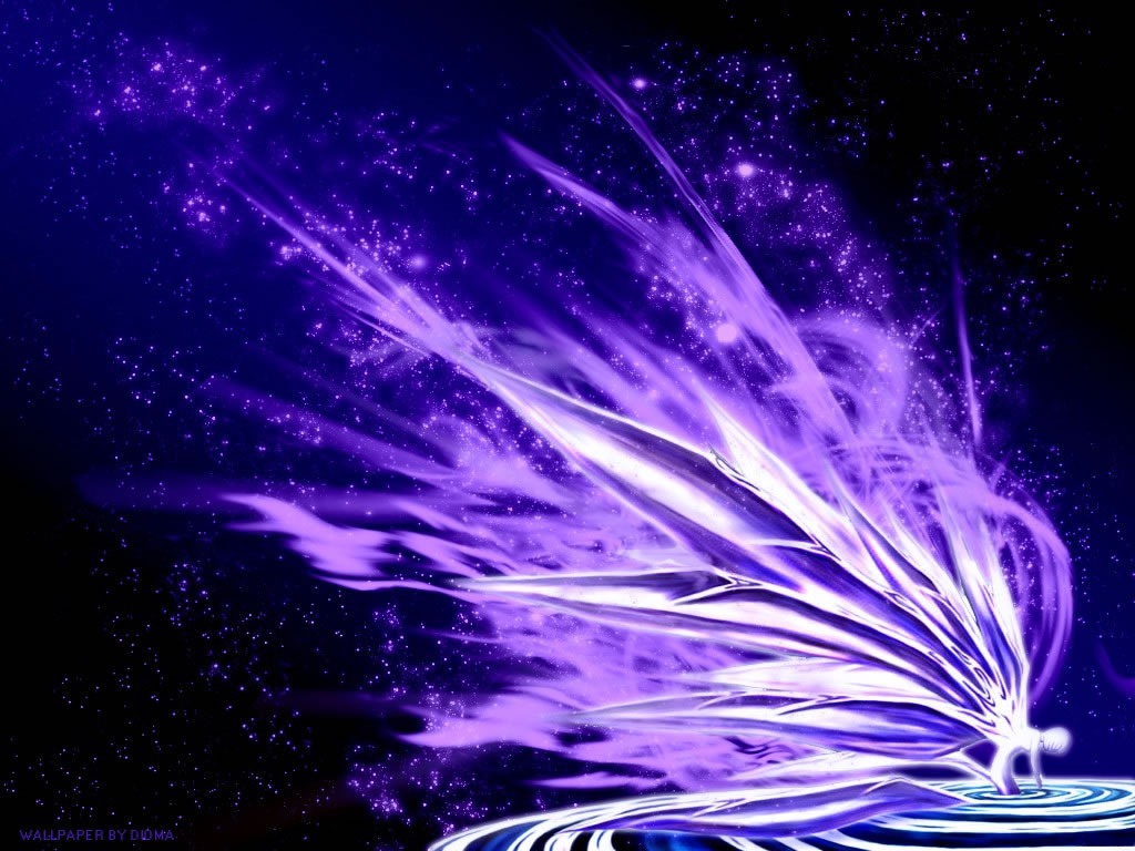 Purple Explosion Anime Wallpaper Image Featuring Neon Genesis