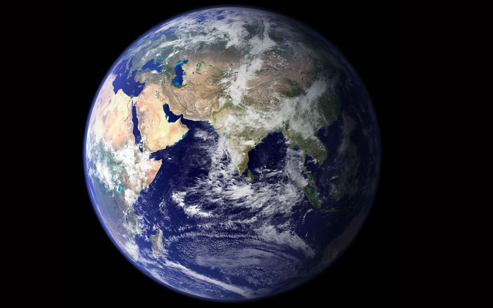 Pla Earth From Orbit Background Wallpaper