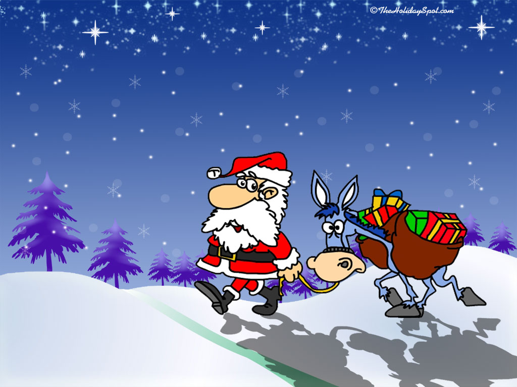 Funny Christmas Desktop Background Wallpaper Abstract