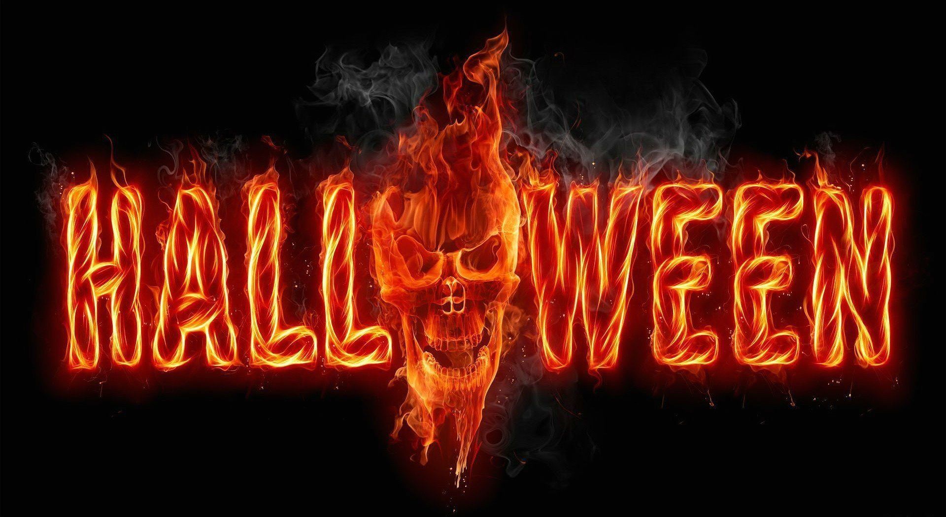 Neon Halloween Wallpaper On