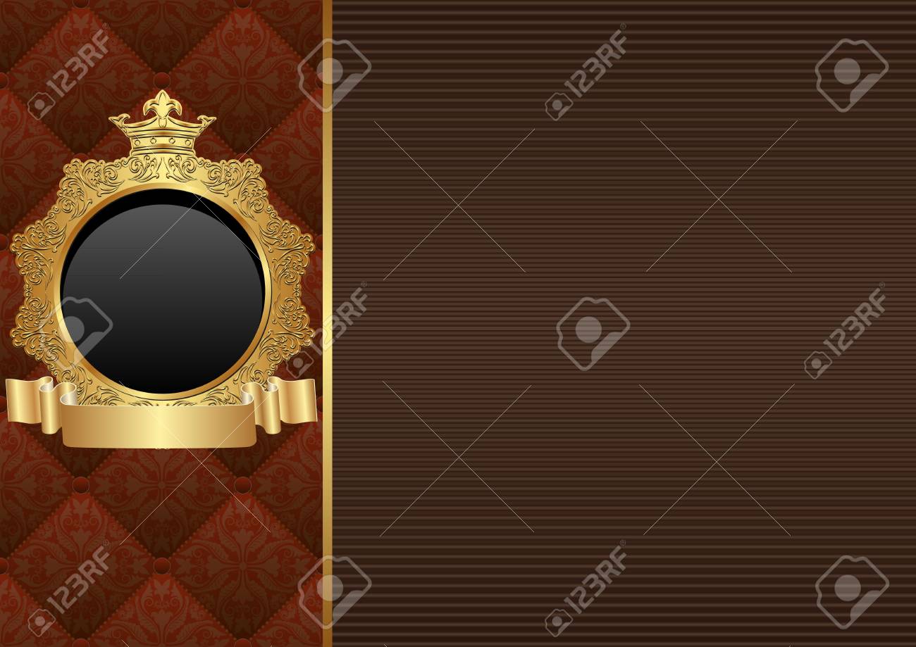 Kingly Background With Decorative Frame Royalty Cliparts 1300x919