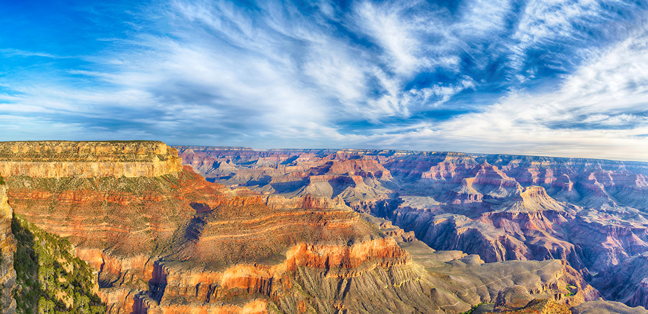 Wallpaper Grand Canyon Park Usa Nature Mountain Sky