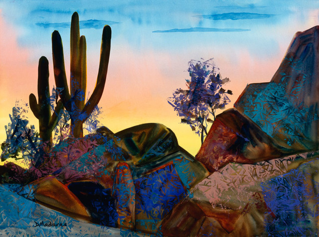 Silhouette Wall Art Southwestern Wallpaper By Murals Your Way