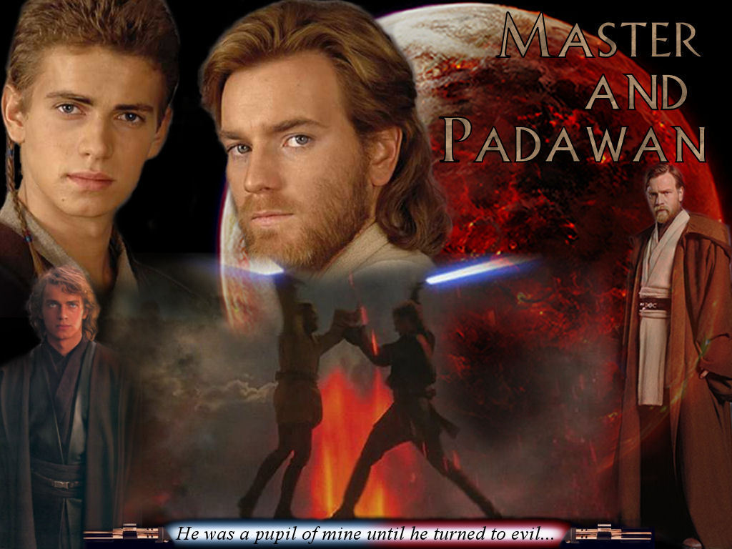 Obi Wan and Anakin   obi wan kenobi and Anakin skywalker Wallpaper 1024x768