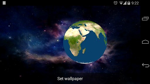 Ver Maior Captura De Tela Rotating Earth 3d Wallpaper Para Android