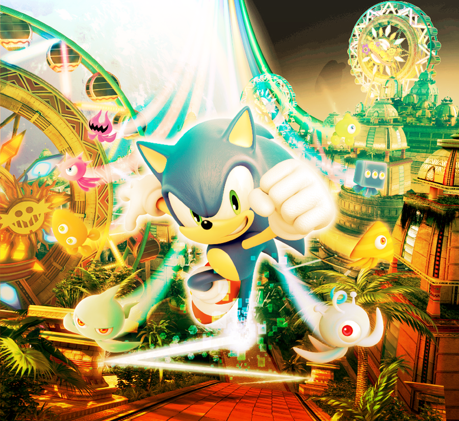 Sonic Colors Wallpaper 1e By