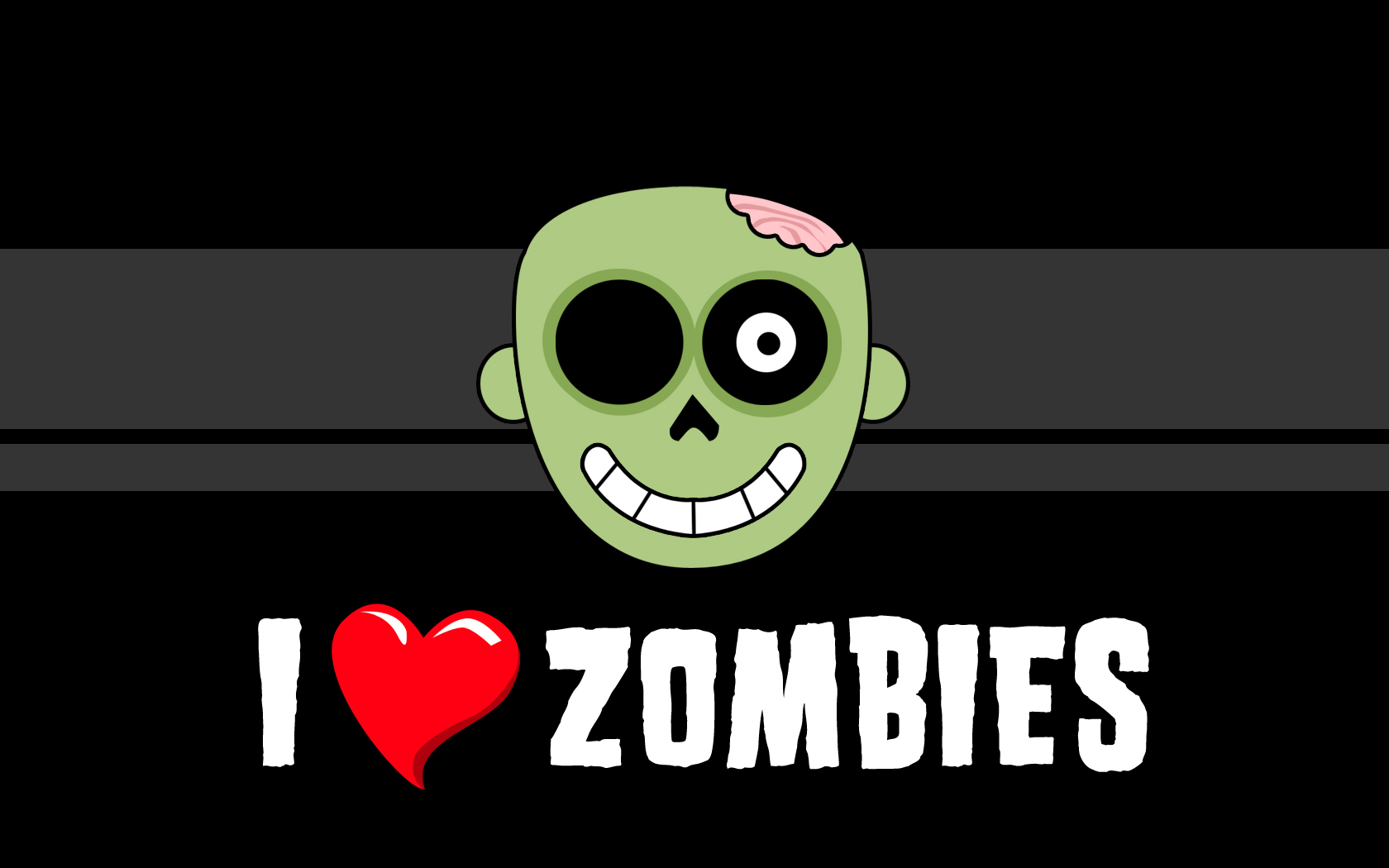 Love Zombies Exclusive HD Wallpaper
