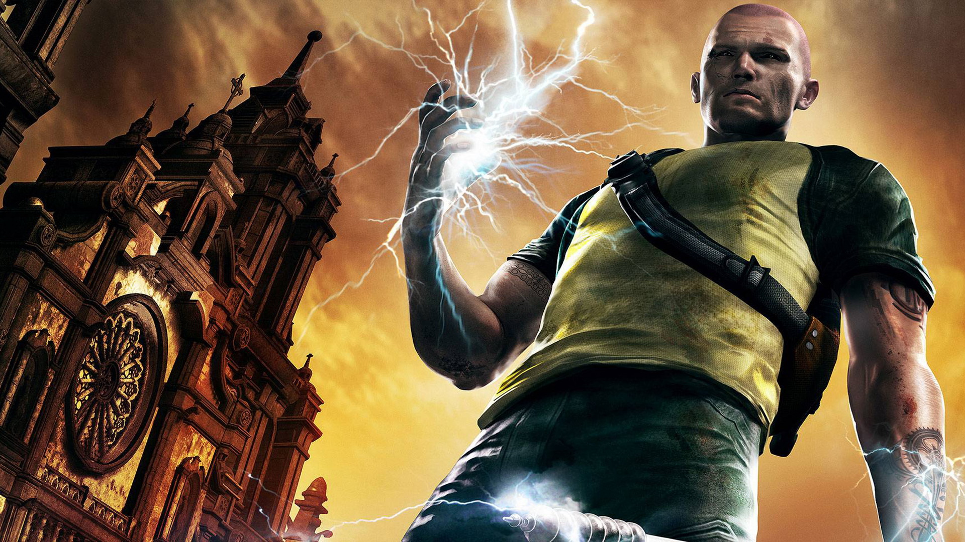 Infamous Wallpaper 1080p Playstation Game