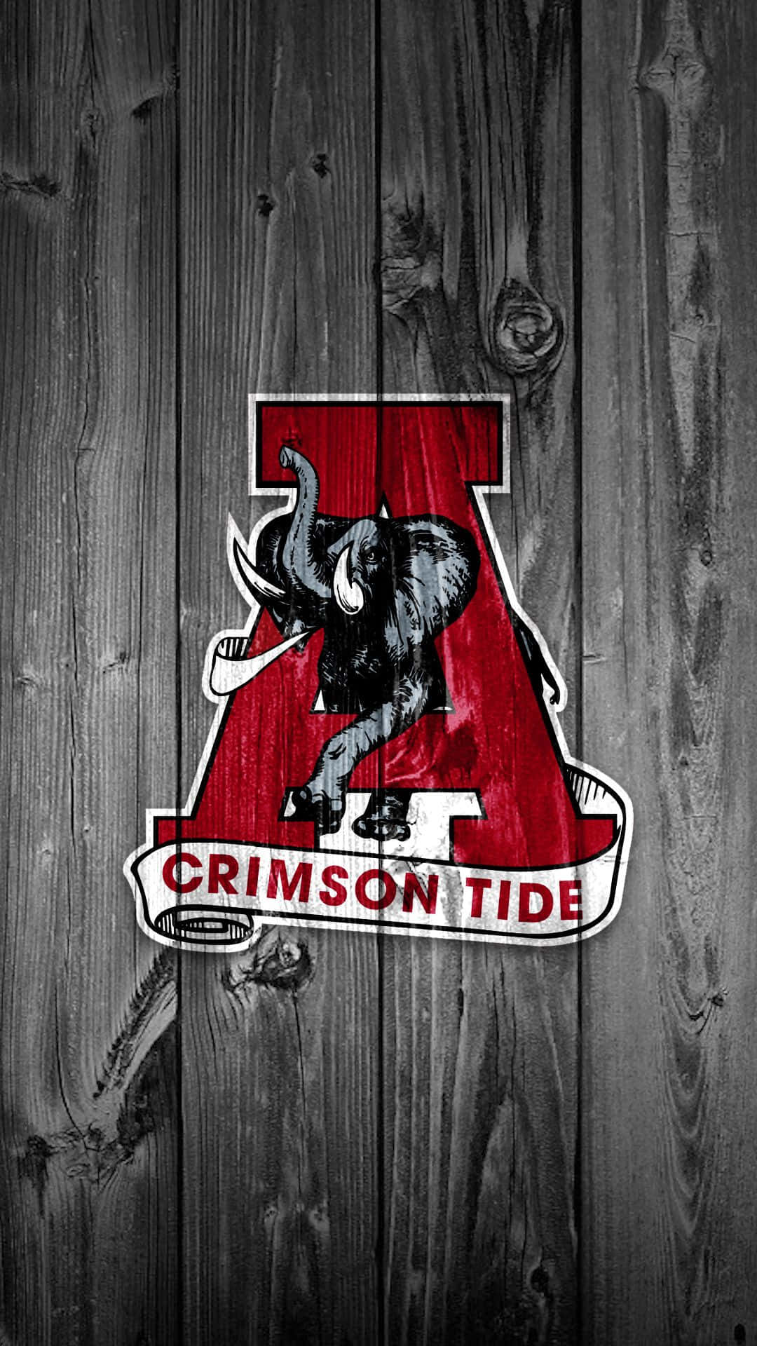 Wood Alabama Football iPhone Wallpaper