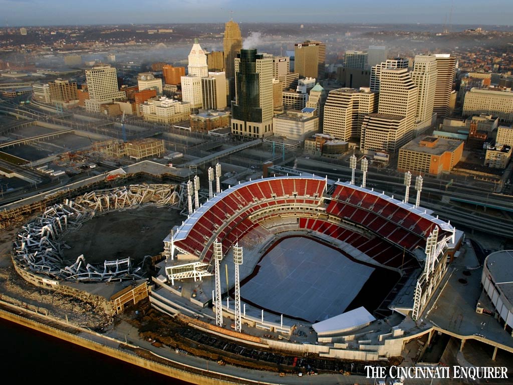 See Cinergy Field come crashing down