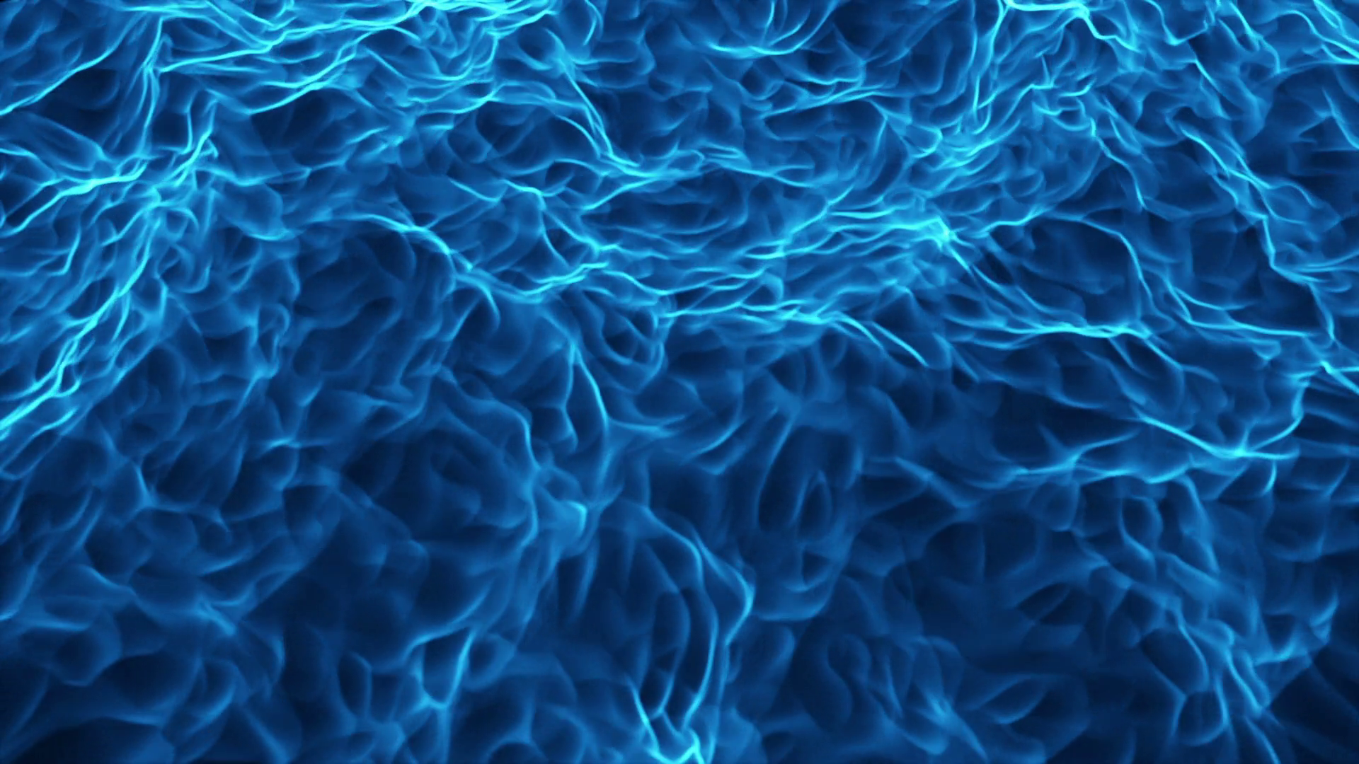 Stylized Abstract Ocean like Water Surface or Blue Flames