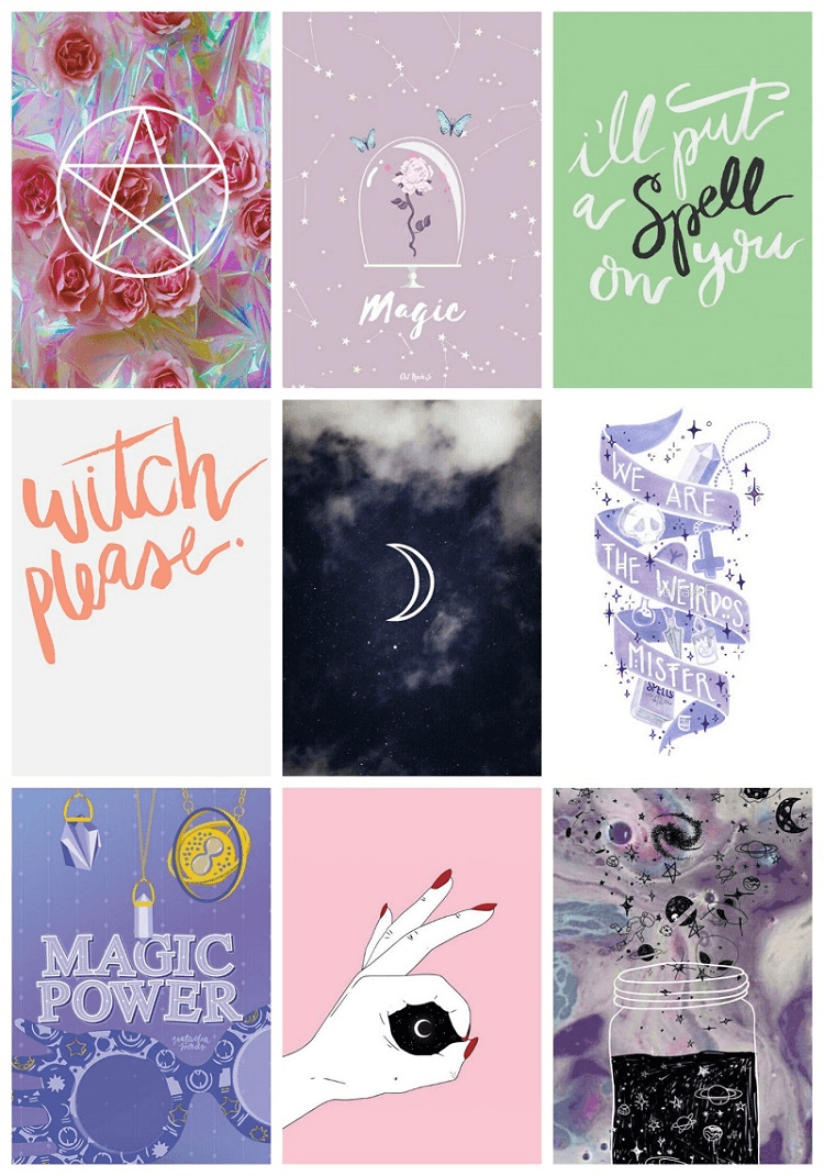 perksofbeingapirate  witch aesthetic wallpapers art is not mine
