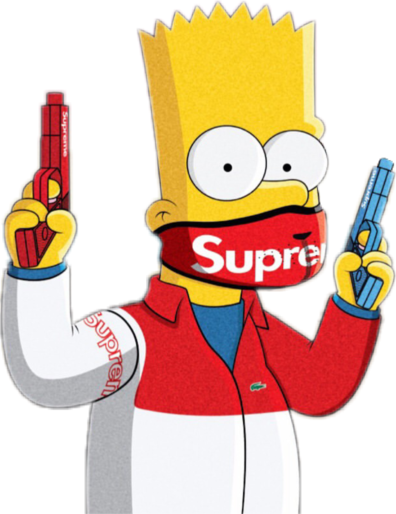 Toedit Bart Simpson Simpsons Bartsimpson Gang Supreme