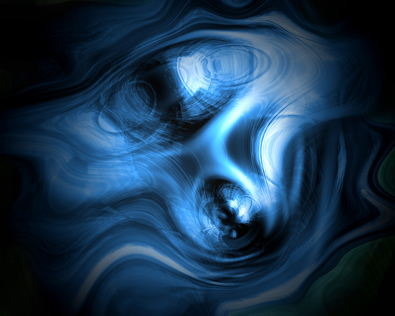 Blue Acid Wallpaper By Faron