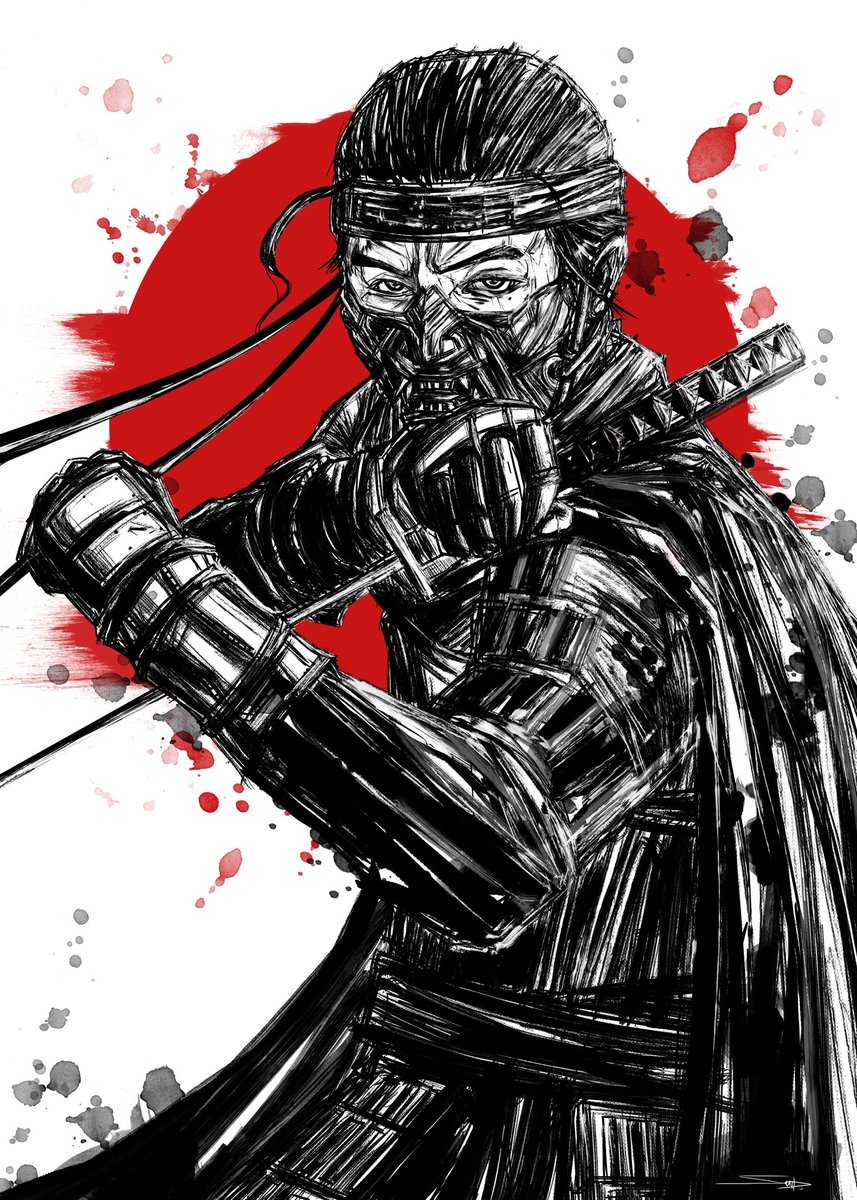 Samurai Jin Sakai HD background wallpaper  Samurai anime Samurai art  Samurai artwork