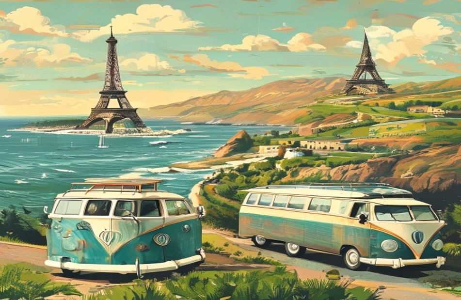 Travel Retro Wallpaper