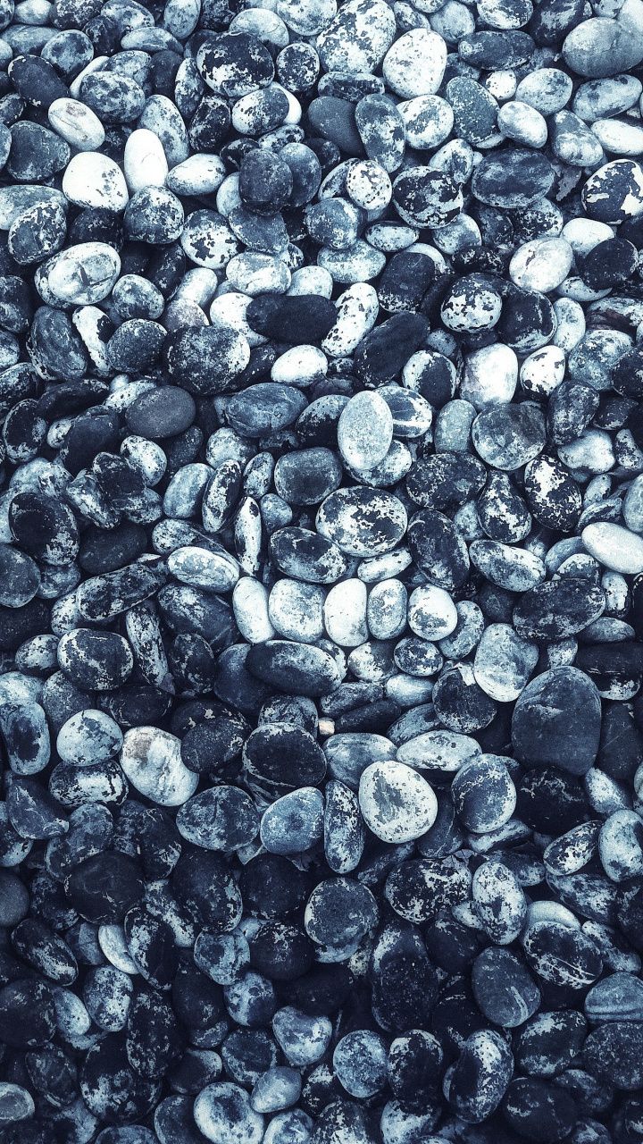 Pebbles Grey Small Rocks Wallpaper