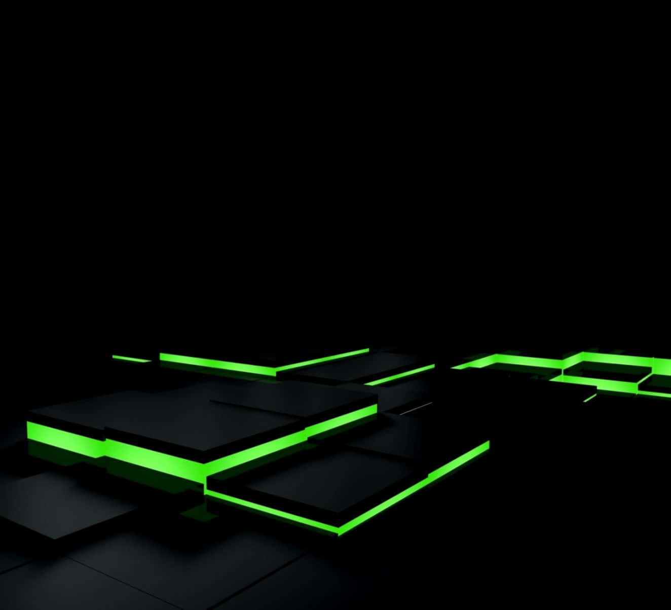 Green Led Wallpaper