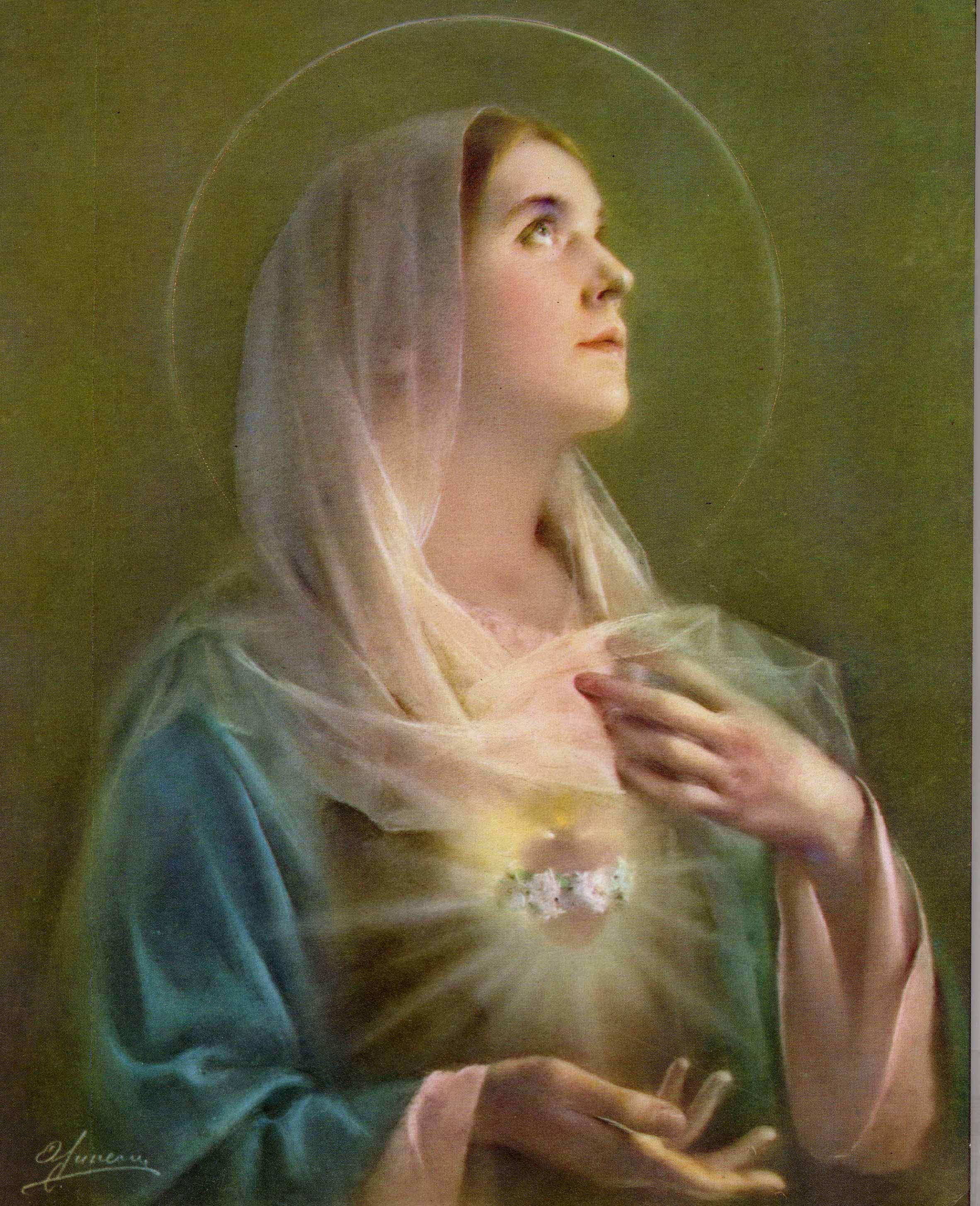 Beautiful Mary Blessed Virgin Mother Of God