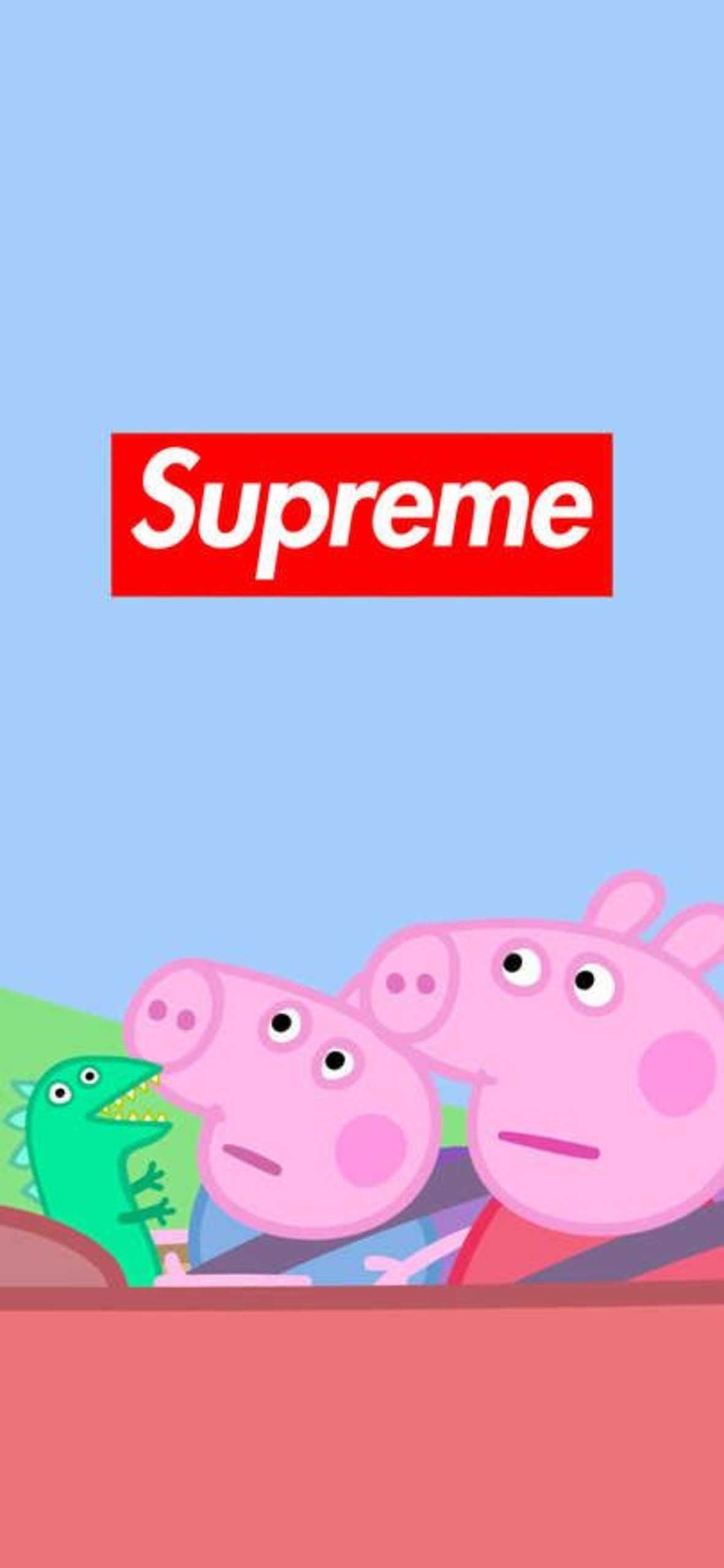 Peppa Pig House Supreme Phone Wallpaper