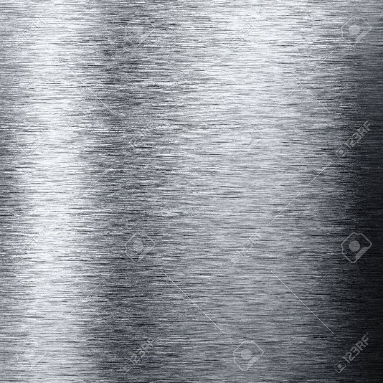 Aluminum Metal Background With Reflections Useful For