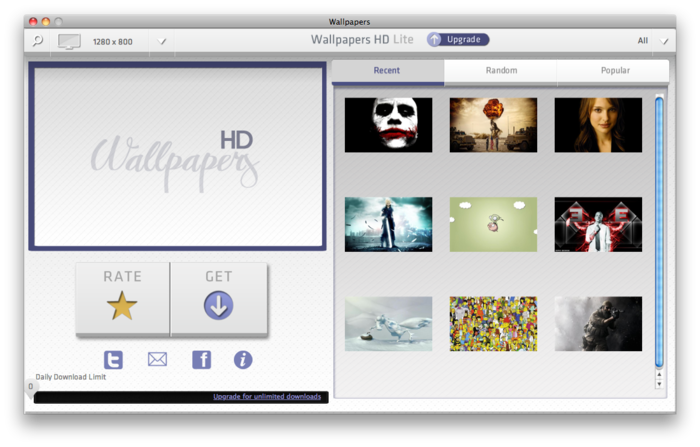 Wallpapers HD Lite Mac Download