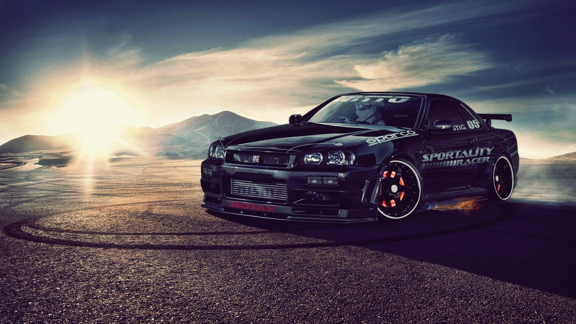 awesome cars drifting wallpaper
