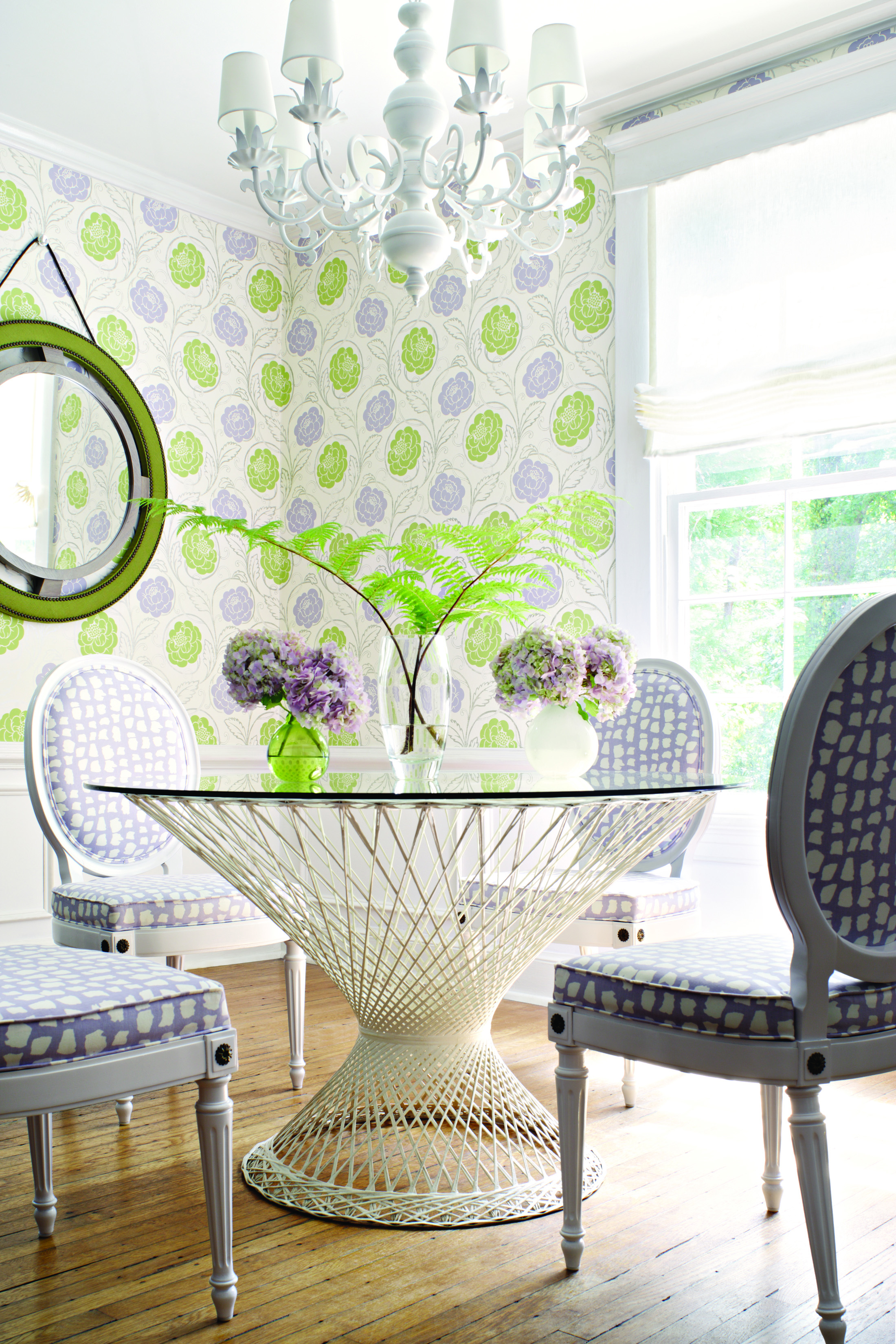 Thibaut Wallpaper Fabrics Furniture On Debonair Dining Room