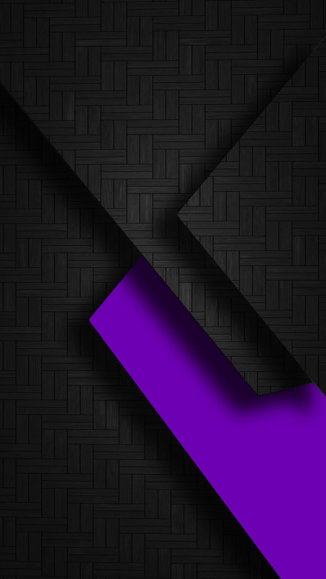 Black With Purple Geometric Wallpaper Image