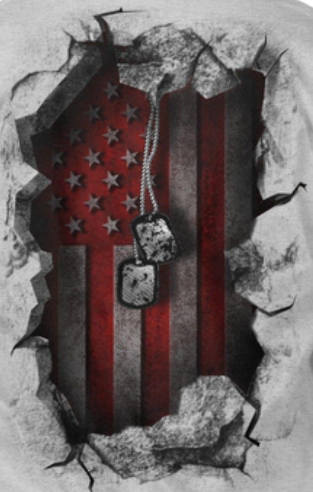 Scott On U S Army American Flag Wallpaper