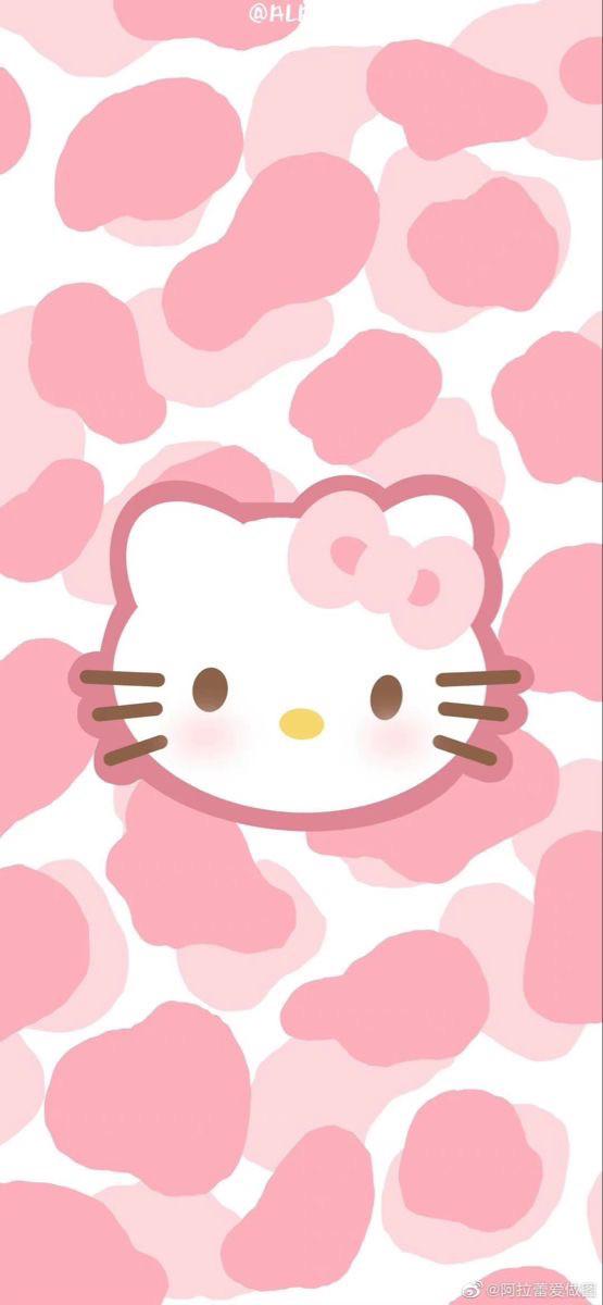 Hello Kitty Cow Print Wallpaper R Kawaii