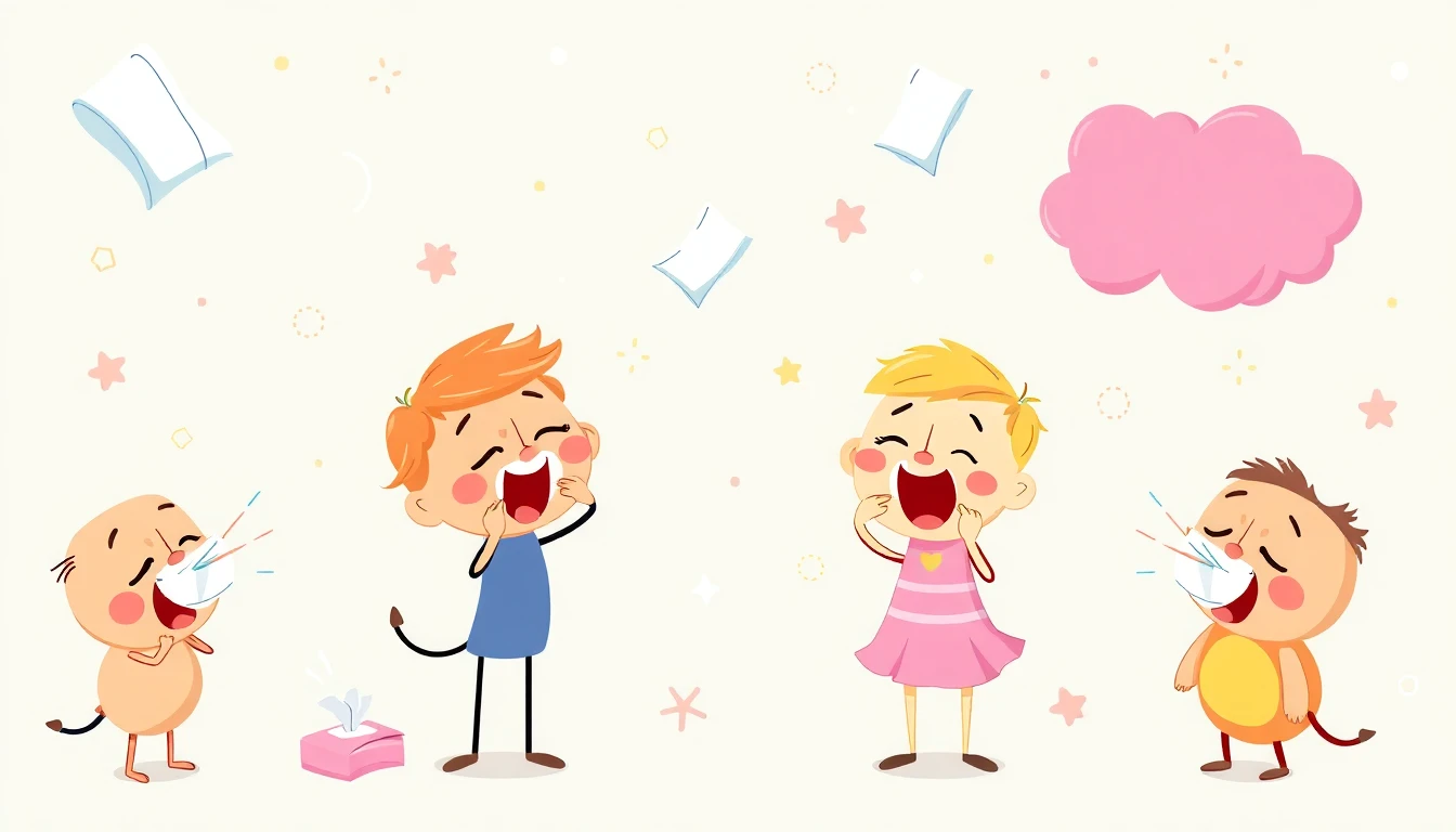 Sneezing Background