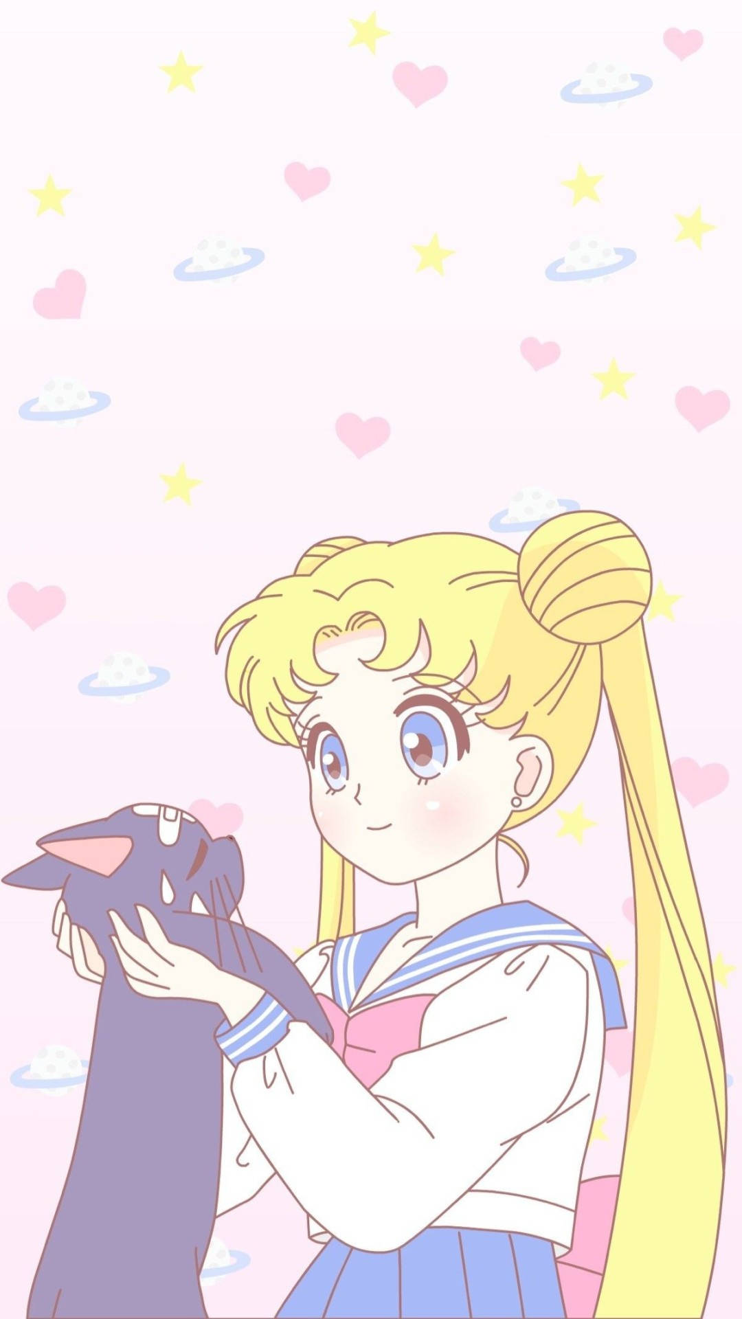 Aesthetic Pink Anime Wallpaper