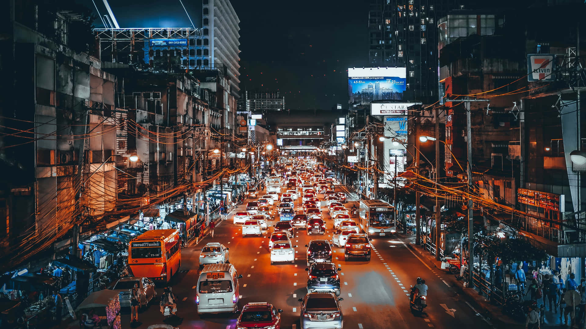 Night Street Wallpaper