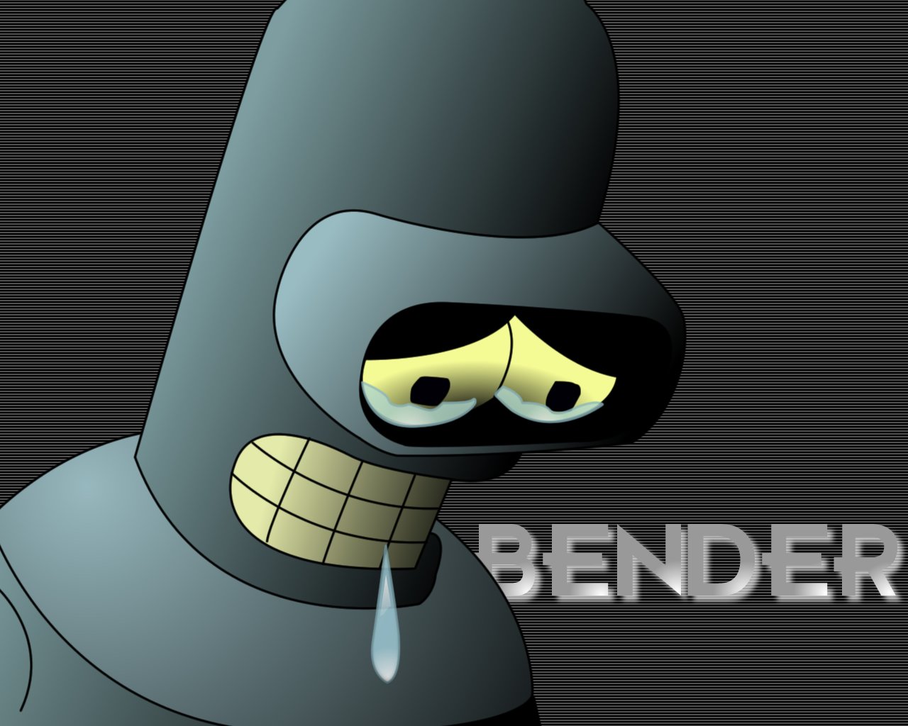 Futurama Bender Wallpaper 1280x1024 Futurama Bender Sad 1280x1024