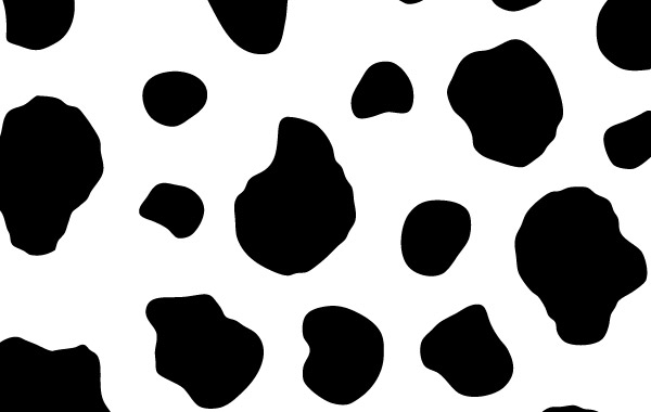 Cow Print Border Clip Art Vector Item