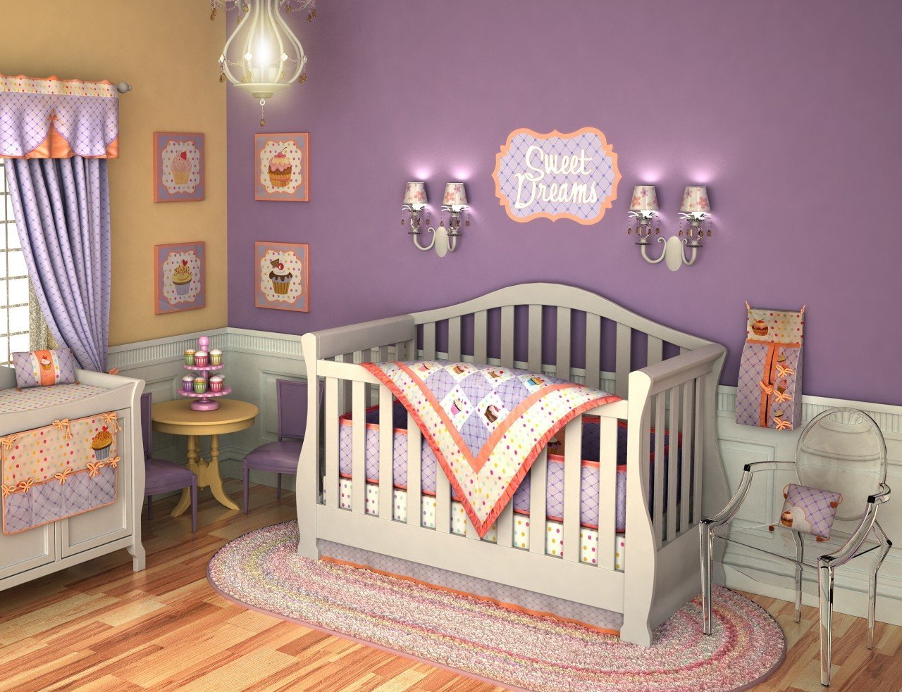 Girl Nursery Bedding Wallpaper Baby HD And
