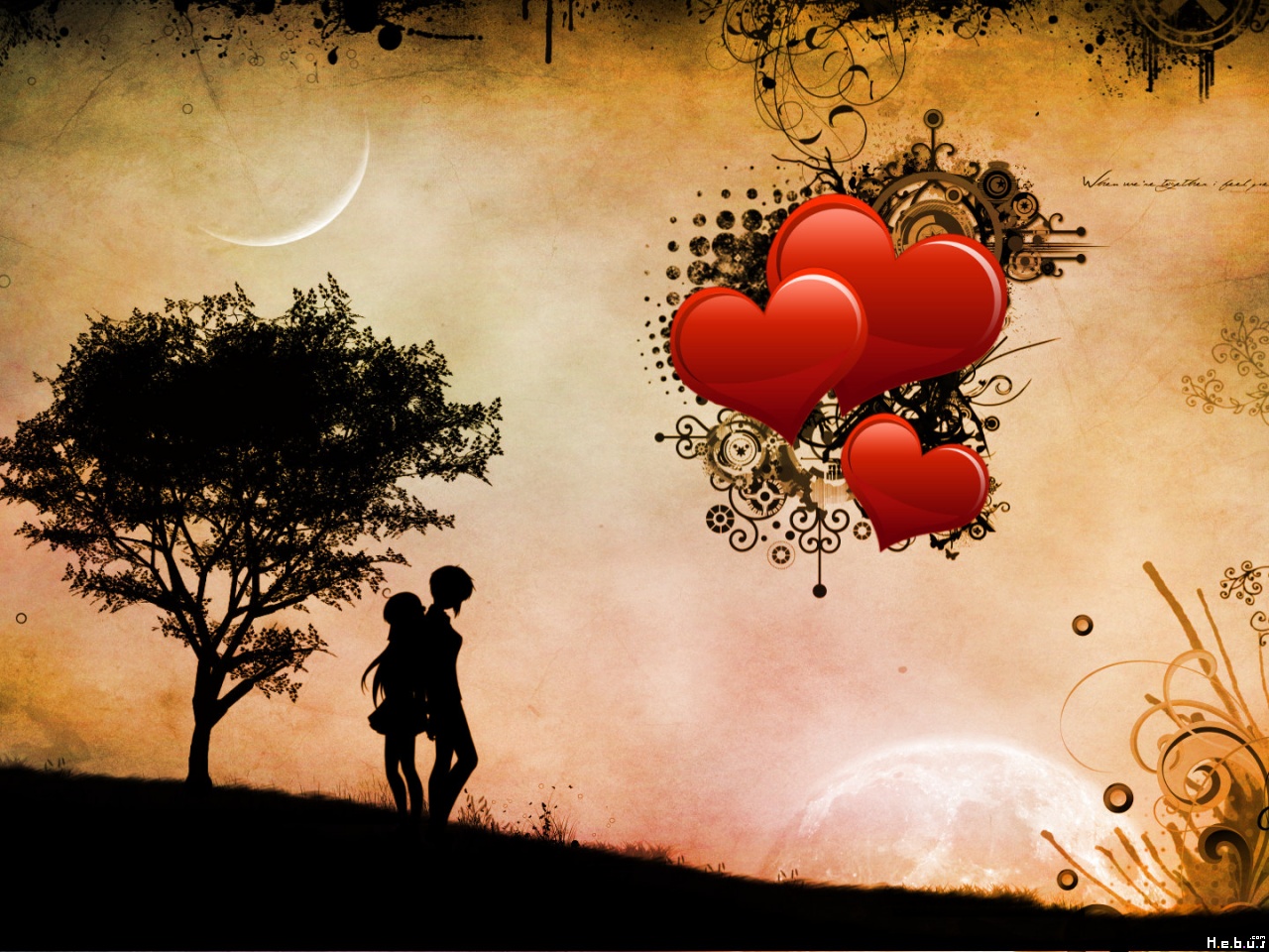hd wallpapers of love 1280x960