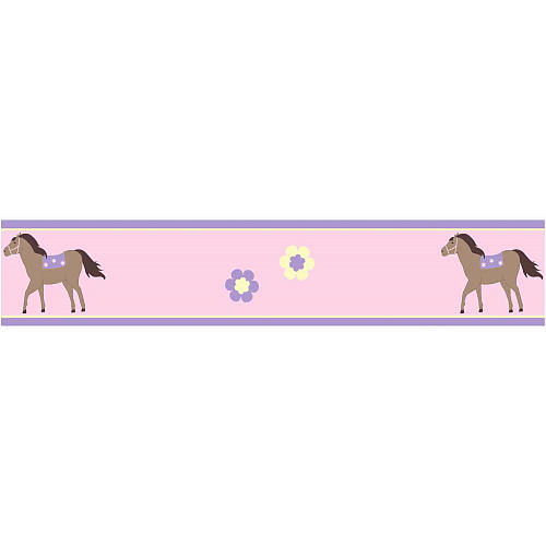 Free download Sweet Jojo Designs Pony Collection Wallpaper Border Sweet