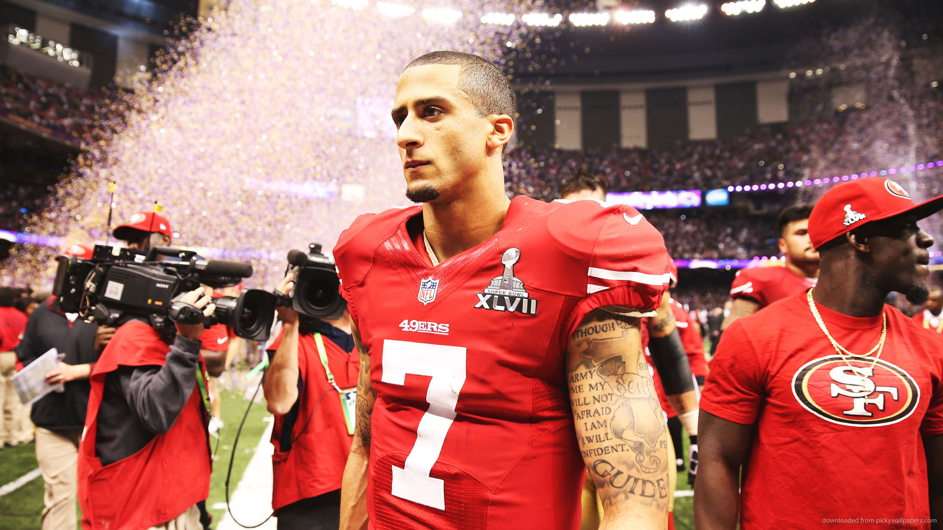 Colin Kaepernick After The Game picture