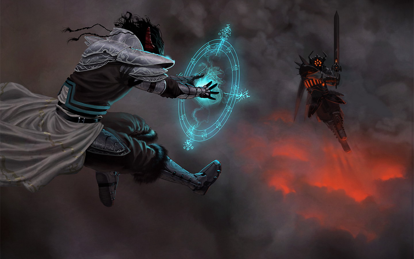Image Magic Fantasy Sorcery Mages Fighting HD