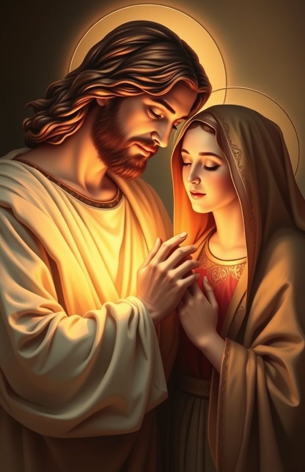 Jesus Christ Mother Mary Wallpaper