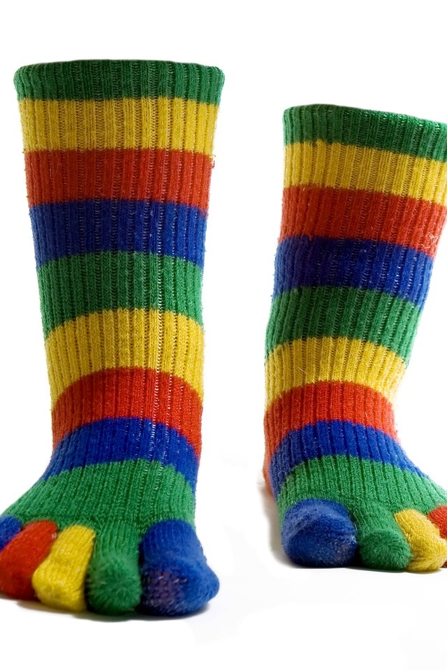Colorful Socks iPhone HD Wallpaper