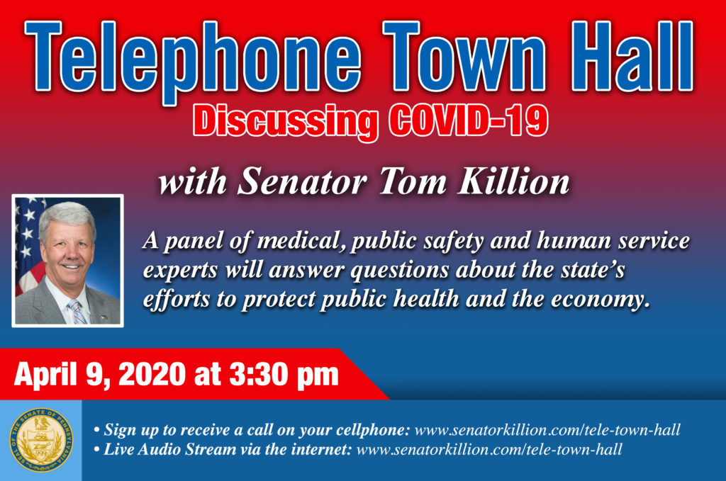 Covid Update April Senator Tom Killion
