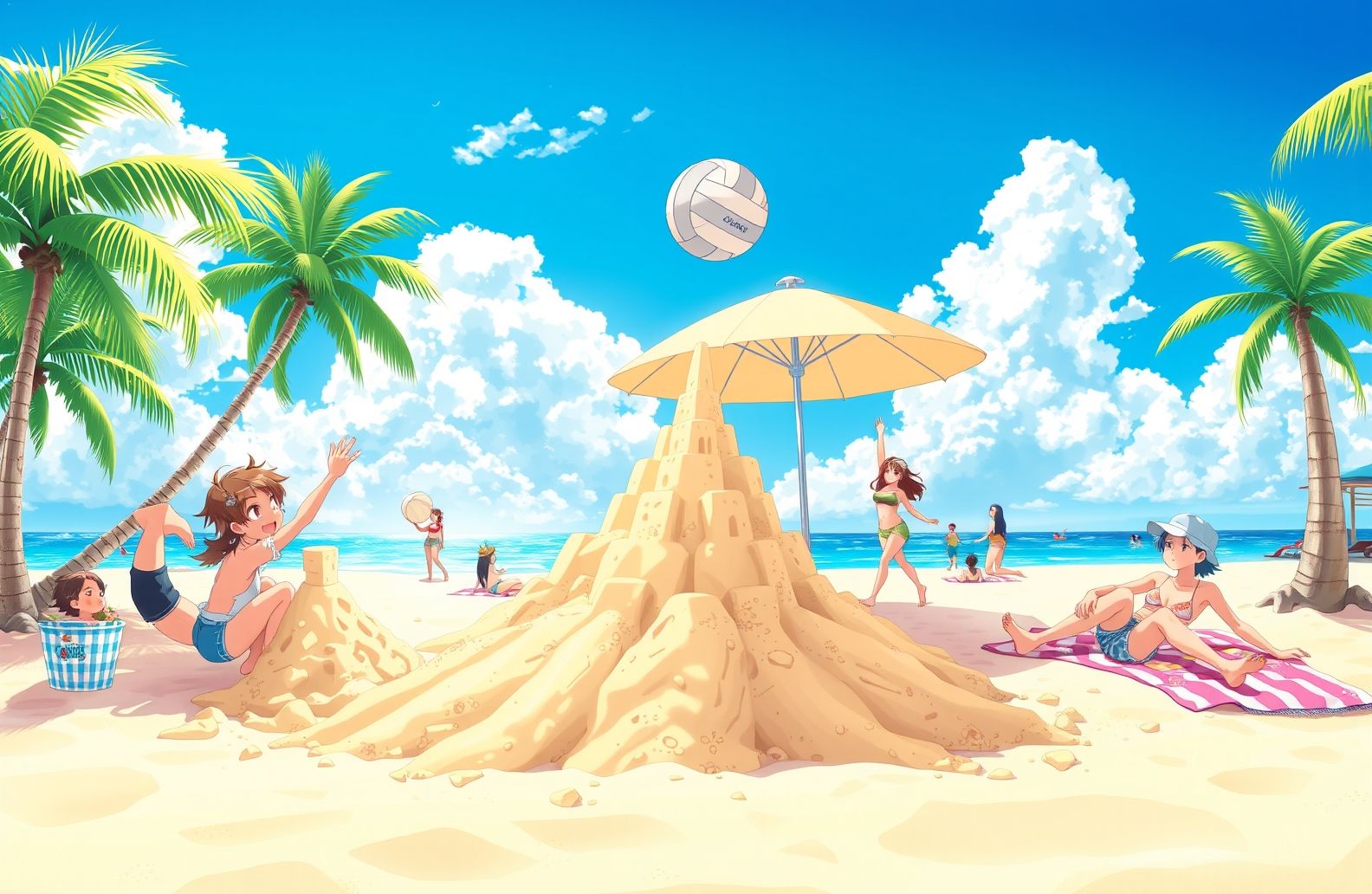 Anime Beach Wallpaper