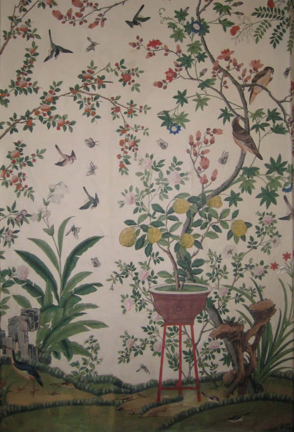 chinoiserie mural wallpaper
