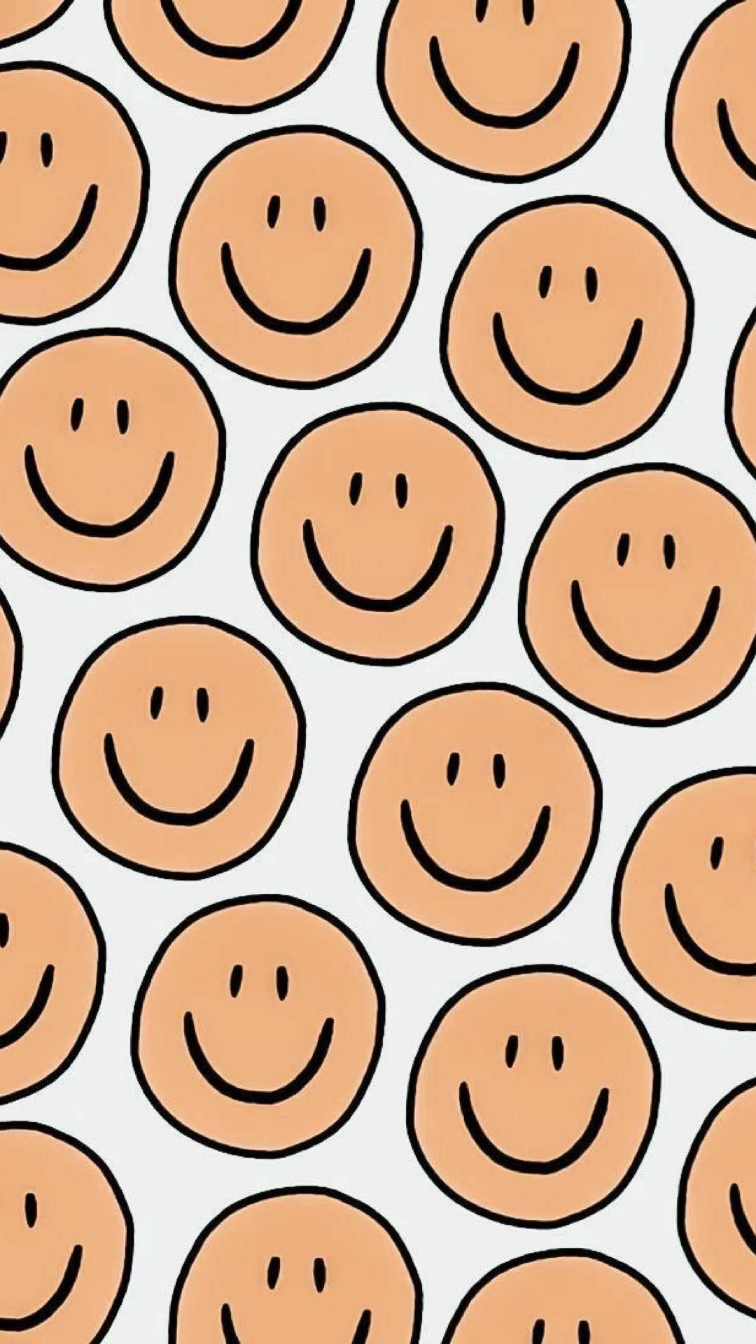 Preppy Smiley Face Wallpaper