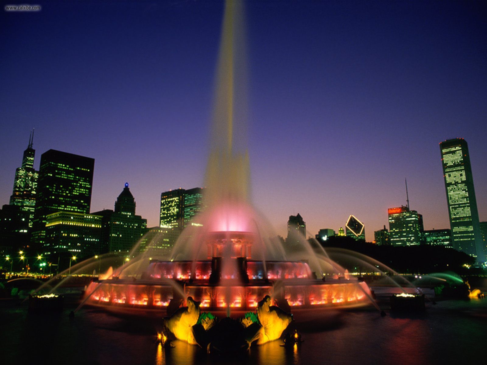 Known Places Buckingham Fountain Chicago Illinois